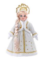 Кукла декор. ФЕНИКС "Снегурочка Ярослава" 15*11*31см 81013 на подставке