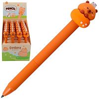 Карандаш вечный КОКОС KUKI "Capybara" 252002 автомат,2,0мм,HВ,пластик.корп.,асс.