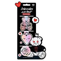 Закладки магнитные ФЕНИКС "Розовый микс" (3шт) 72033 голограф.бум.,ферроагл.полимер