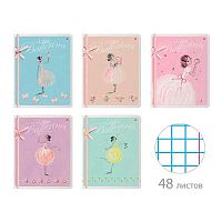 Тетрадь 48л. (клетка) АЛЬТ "Романтическое настроение" 7-48-652 мел.карт.,уф-лак,асс.