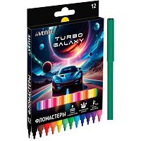 Фломастеры 12цв. deVENTE "Turbo Galaxy" 5081627 вент.колп.,к/к/подвес