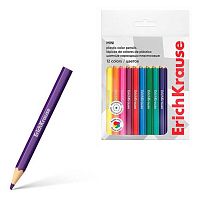 Карандаши пластик. 12цв. EK 62929 шестигр.,мини