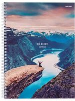 Тетрадь 80л. (клетка) А4 Проф-Пресс спираль "Всё будет-1" 80-2338 цв.мел.обл.