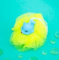 Мочалка-шар д/тела детская "Дельфин" 416-022 полипропиленовая