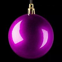 Игрушка ел. EK Decor "Шар. Турмалин" 46832 7см.