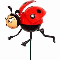 Фигура д/отпугивания птиц "Весёлая божья коровка" 731-557 12*6*40см