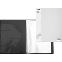 Папка с вкладышами/ 20 deVENTE А4 "Just white" 3101529 белый,факт."soft-touch",650мкм,вкл.30мкм