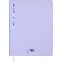 Дневник 1-11кл. deVENTE тв.обл. "Take what you need" 2021643 сиренев.,кож.зам.софт-тач,бел.бум.