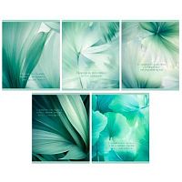 Тетрадь 48л. (клетка) ЭКСМО "Шёпот листьев" ТК489649 мел.карт.,софт-тач