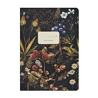 Тетрадь 40л. (клетка) BV "Флора. Ягодный букет" 7-40-001/213 мат.лам.,софт-тач,фольга,тон.блок