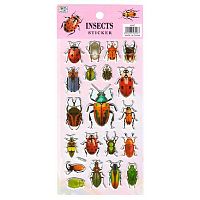 Наклейка декор.  9,5*22 "Жуки 1" Р22072-1 Ткн1000-16