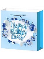 Пакет подарочный Миленд Dream Cards "Важный день" ПКП-6567 26*32*10см, мат.лам.,голубой