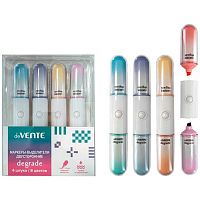 Набор маркеров текст. двухстор.  4шт.-8цв. deVENTE "Degrade" 5045510 скош.,1-4мм,пластик/к