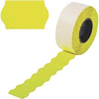 Этикет-лента д/пистолета 25*16 deVENTE 2061706 желтая, волна 800шт.