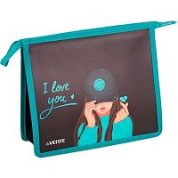 Папка д/тетрадей А5 deVENTE "K-Pop Heartbeat" 8056606 с расш.8см,400мкм,непрозр.с рис.