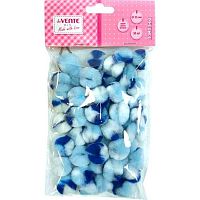 Набор д/творчества deVENTE "Помпоны" 8000421 синие асс.,50шт,25мм