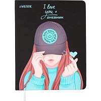 Дневник 1-11кл. deVENTE тв.обл. "K-Pop Heartbeat" 2020635 кож.зам.,бел.бум.,шелкогр.