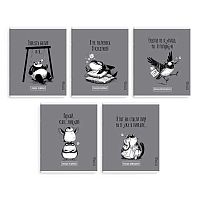 Тетрадь 48л. (клетка) ФЕНИКС "Панда-вайб" 70928 выб.уф-лак,мел.карт.,асс.