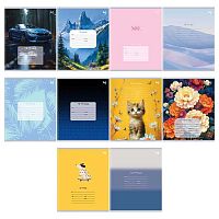 Тетрадь 24л. (линейка) BG "Микс-10" 06131 эконом,асс.