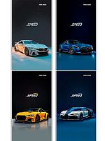 Блокнот А6  24л. Проф-Пресс "Разные автомобили-18" Б24-3000 цв.мел.обл.,асс.