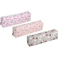 Пенал-косметичка ATTOMEX 200*70*35 "Kawaii" 7025665 (50предм.) прямоуг.,полиэстер,асс.