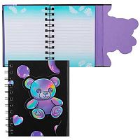 Записная книжка А6  80л. КОКОС "Marmalade bear" 253024 тв.обл.,лин.,магнит.клапан,мат.лам.