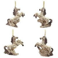 Подвесное украшение НГ REMECO Символ Года 2026 "Лошадка" 826219 полимер,6,5*3*7см,асс.