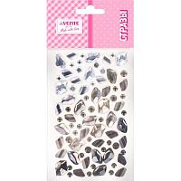 Стразы декор. самокл. deVENTE 8002577 серебристые,акрил.,"камень",80шт