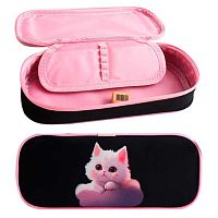 Пенал-косметичка КОКОС 210*90*50 "Dream Cat" ПМК 25-20/250836 ткань,1отд.,откид.планка