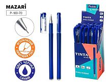 Ручка гелевая MAZARI "Тинта" P-100-70 синяя, 0,5мм, цв.пласт.корп.
