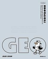 Тетрадь предм. 48л. ХАТ "Приключения чайки-География" 36034 пластик обл.,интер.справ.инф.(клетка)