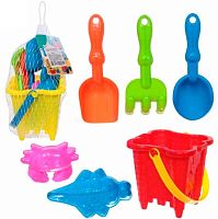 Набор песочный "Летние каникулы" 550-348 (6предметов) 19*11см 