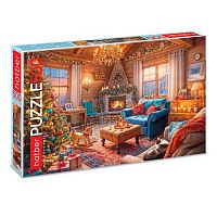 Пазлы  500 ХАТ А2 "Гостиная с камином" 35180