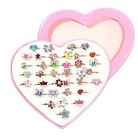 Кольцо детск. сувенир. ПГС Ка4358-1 металл.,асс.