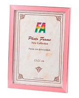 Фоторамка пластик 10*15см Акварель розовый,ширина багета-14мм