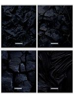 Тетрадь 96л. (клетка) Проф-Пресс Profit "Чёрные текстуры-1" 96-0126 мел.карт.