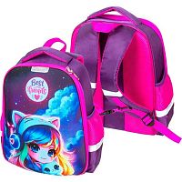 Ранец школьный ATTOMEX "Optima. Best Friends" 7033600 жёстк.,37*28*18см,700гр.