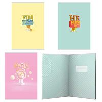 Тетрадь 48л. (клетка) А4- КанцБиз "Sev В голове Sev" 11451/3 софт-тач лам.,тисн.фольг.,цв.форз.