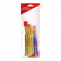 Набор кистей  6шт. КОКОС (синтетика пл.) 187656