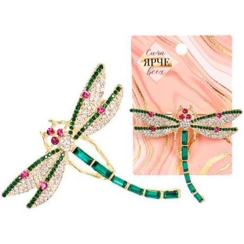 Брошь "Стрекоза" 546-240