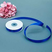 Лента 1,2см*22,85м атласная ярко-синяя Микрос ч37727