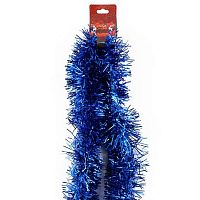 Мишура 2м 8см ЛЬДИНКА синяя 212481