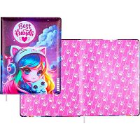 Дневник 1-11кл. ATTOMEX тв.обл. "Best Friends" 2020602 кож.зам.,поролон,бел.бум.