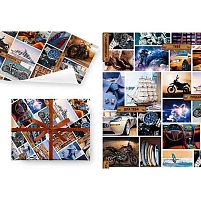 Бумага упак. 100*70см Микрос "Подарок для него" Ч45061 глянц.,80гр/м2 (5шт)