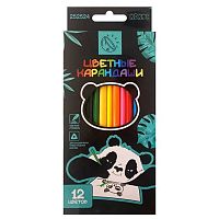 Карандаши 12цв. КОКОС ERGO Light "Панда" 252524 трёхгр.,к/к,е/подвес