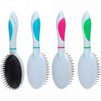 Расчёска массажная "Kamila Beauty" 451-236 овал, белая