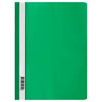 Скоросшиватель пластиковый А4 СТАММ ММ-32252 зелёный,160мкм,с прозр.верх.