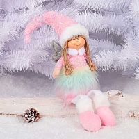 Фигурка НГ ЛЬДИНКА "Радужный ангел" 56см 231390 ткань