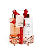 РАСПРОДАЖА Набор подар. жен. AQUARIUS "Бронзовый" 44013 (жидк.мыло д/рук 300мл,лосьон д/рук 300мл)