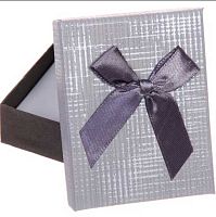 Коробка подар. "With love" серый 549-646 (9*7*3см)